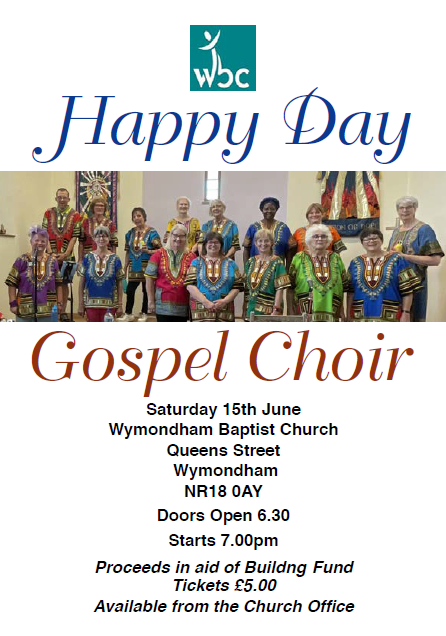 Gospel Choir event Advert